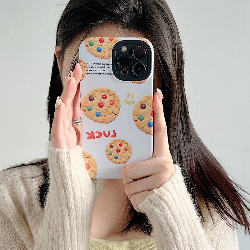 Sweet Bread Biscuits Hard Plastic Case HP iP iPhone 12 13 14 Pro Max 11 FTD Casing Apple