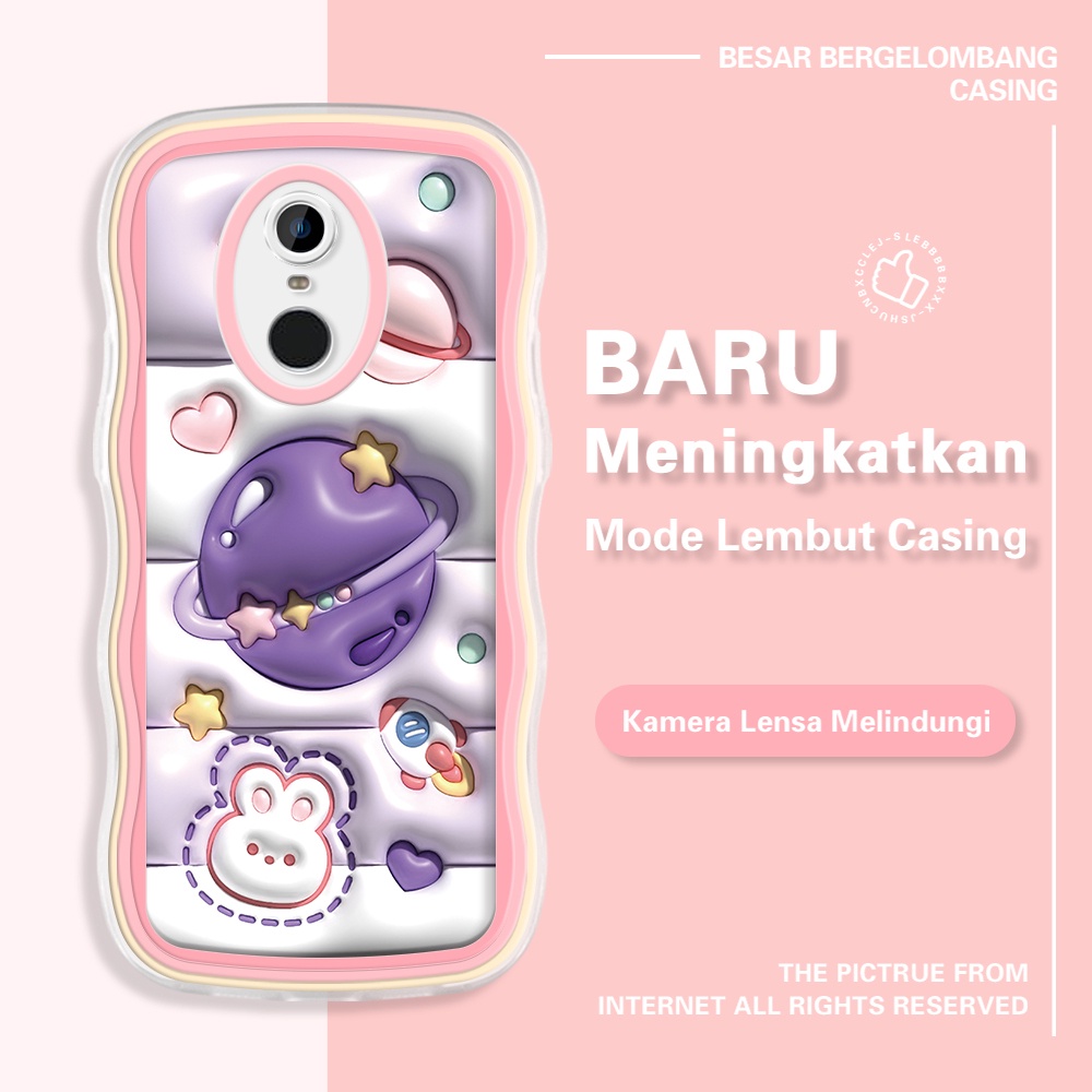 Casing Hp Untuk Xiaomi Redmi Note 4 4X Pro Phone Case Soft Handphone Purple Planet Softcase Silikon 