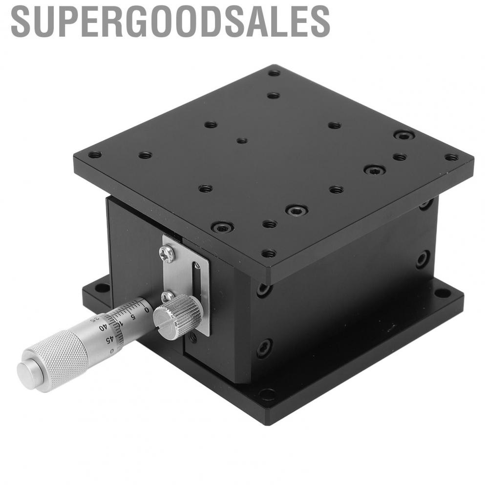 Supergoodsales Manual Linear Stage  Corrosion Proof Table Aluminum Alloy Practical for Fiber Core Adjustment