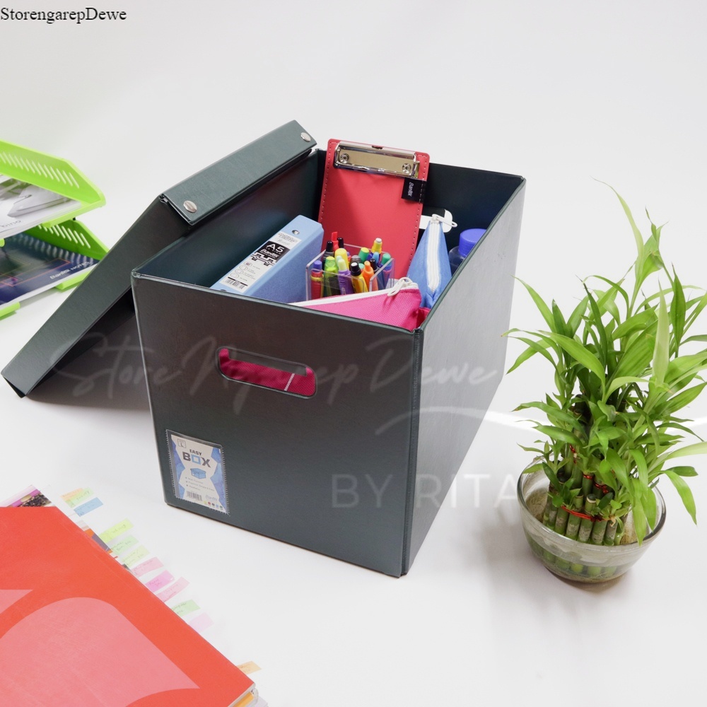 

Kotak Penyimpanan Multifungsi Storage Organizer Box Bantex Easy Box L #8920 04 Barang kondisi baru real Bantex original