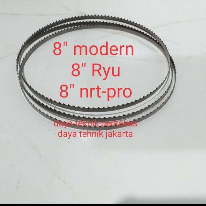 mata gergaji pita 8" in bandsaw modern - bandsaw Ryu - bandsaw nrt pro gergaji selendang dt