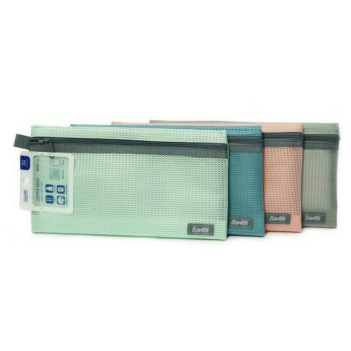 

[DD] BANTEX ZIPPER BAG CHEQUE SIZE GREY