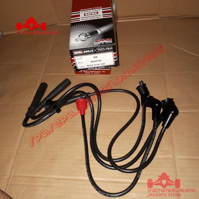 Kabel Busi Coil Set Daihatsu Hijet 1.0 S75 Charade G10 G11 SEIWA JAPAN