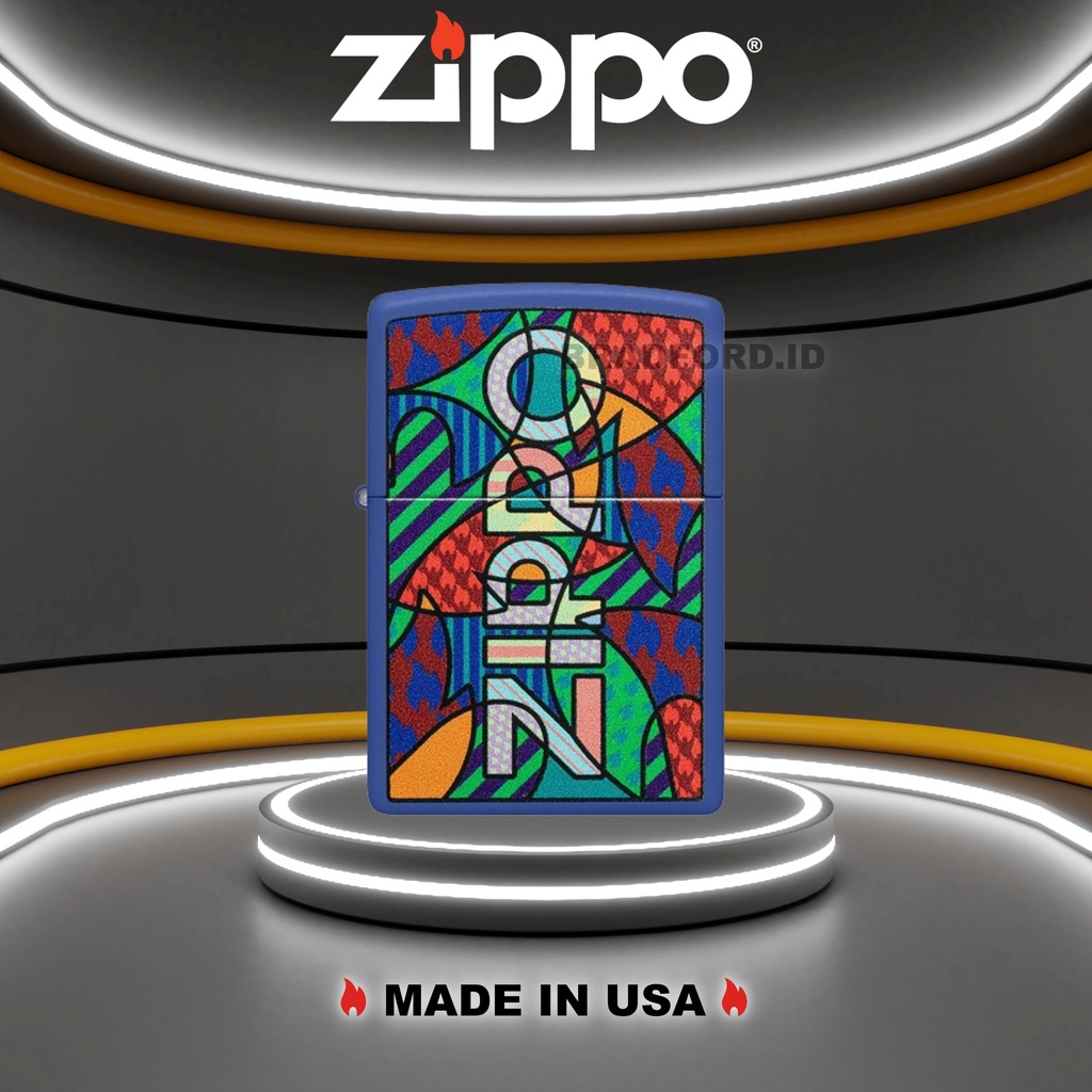 Korek Zippo Royal Blue Matte 48707 Original Made In USA