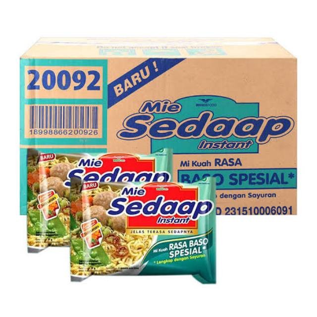 

MIE SEDAAP KUAH RASA BASO SPESIAL 1 DUS (200929)