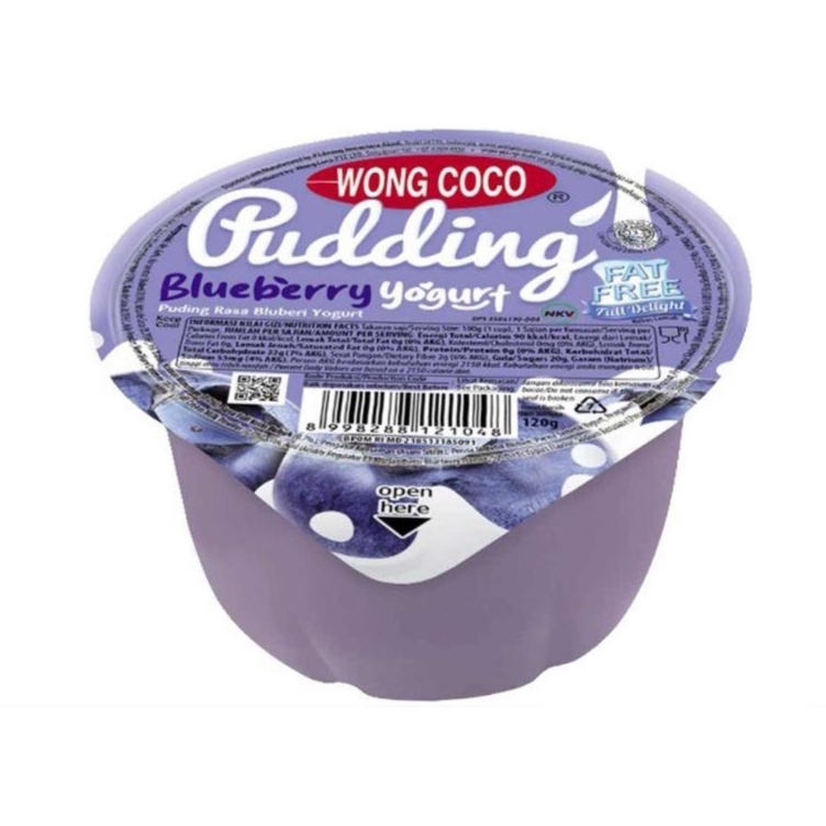 

WONG COCO Pudding Mango Guava Blueberry CUP @120gr