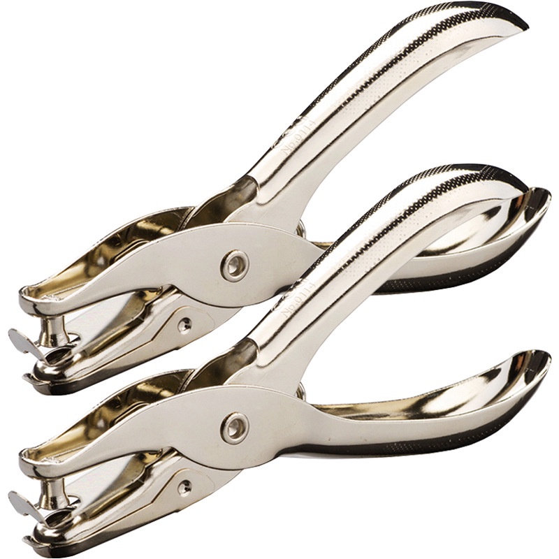 

Deli 0114 Pegangan Tangan Mesin Punching Stainless Steel Lubang Tunggal Mesin Puncher Tangan Mengikat Lubang