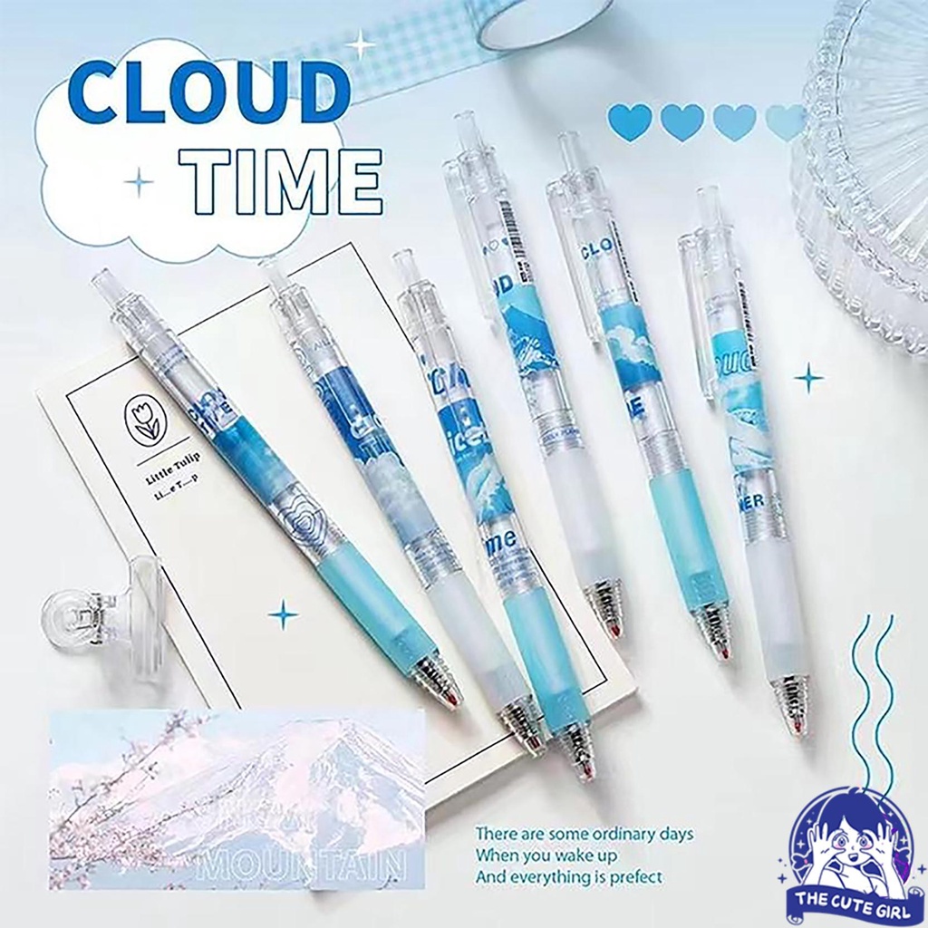 

Pulpen 0.5mm Hitam/gelpen biru ins Style - Stazionario