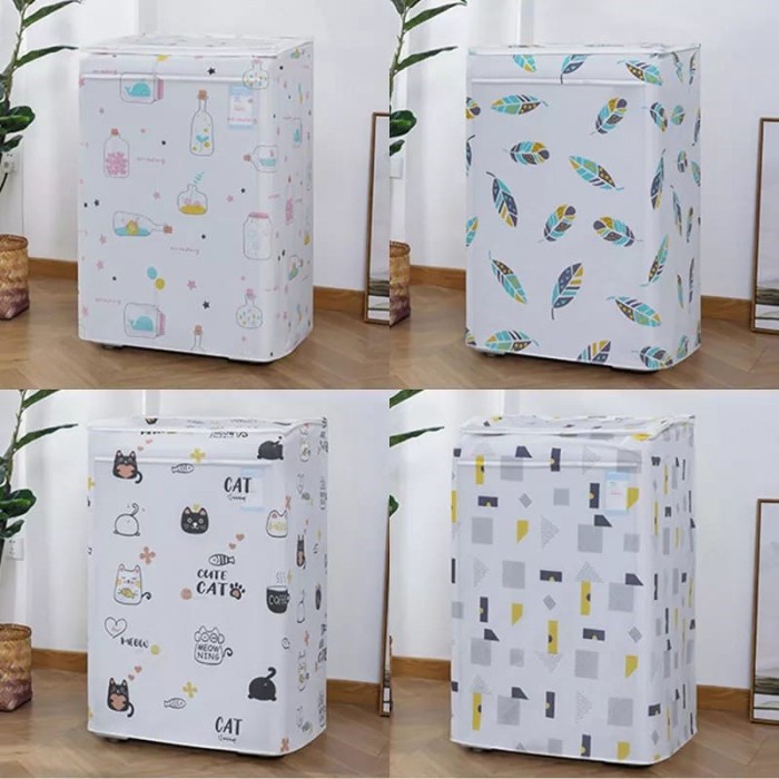 Cover Mesin Cuci 10 kg / Kain Penutup Tutupan Atas Mesin Cuci 10 kg KAin mesin Cuci Ukuran Lebih Bes
