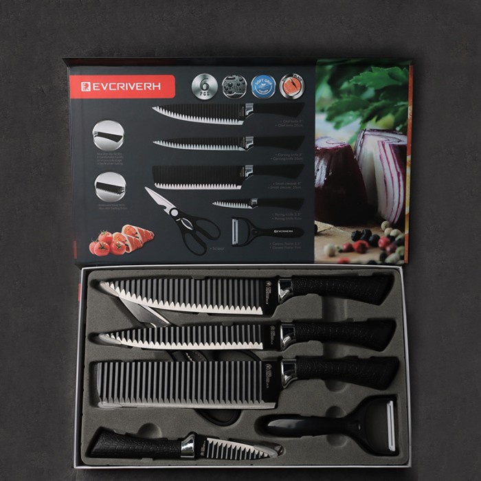 pisau set dapur / pisau gunting set / pisau dapur