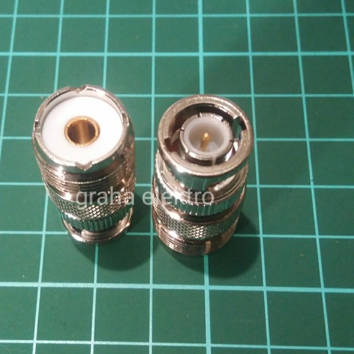 konektor conector bnc male to pl kabel antena radio RF Tyas Elektro