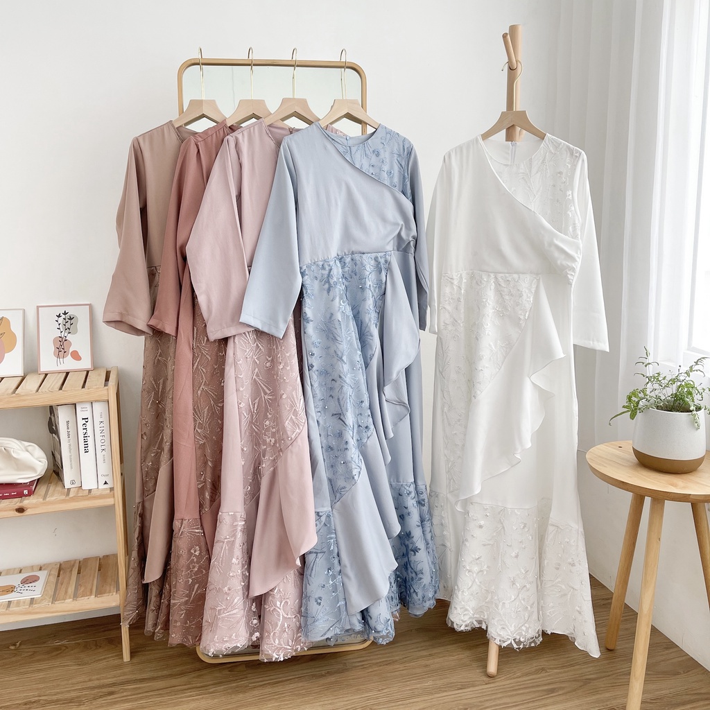 ARUMI DRESS PESTA baju pesta wanita muslim