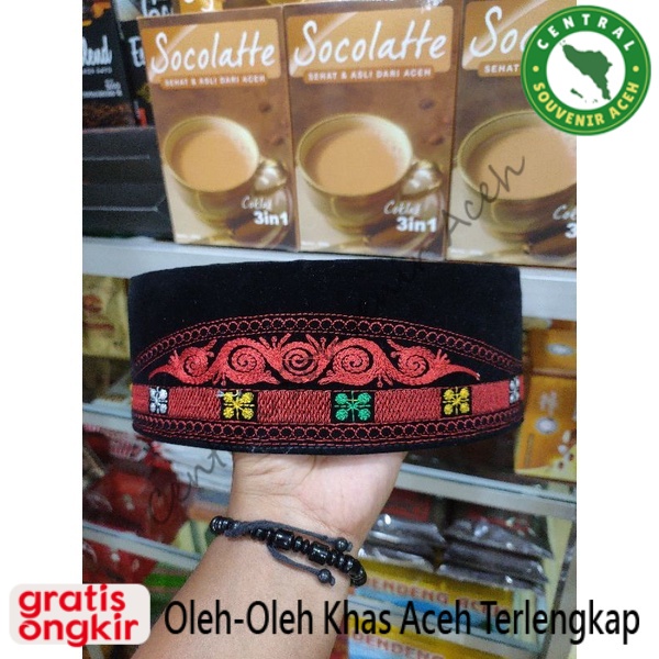 peci / songkok kerawang Gayo | peci bordir khas Aceh