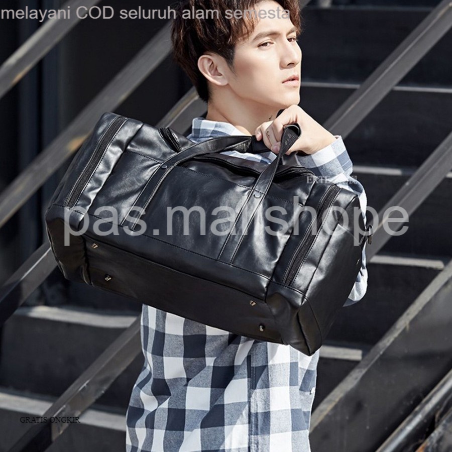 Tas Pria Kulit Tas Travel Kulit Tas Slempang Pria Tas Gym Import Jack