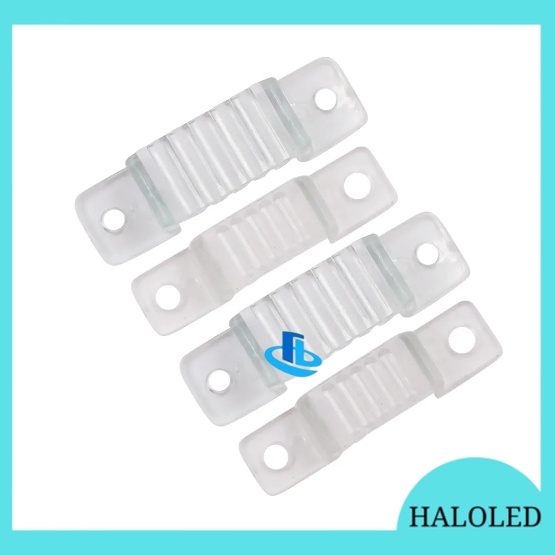 Klem Kabel Led Strip Selang 2835/5050 Bening/Klip Lampu Strip Silikon