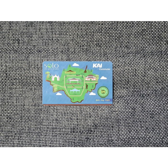 Kartu Multi Trip KRL KMT Commuter Line Land Mark Of Solo