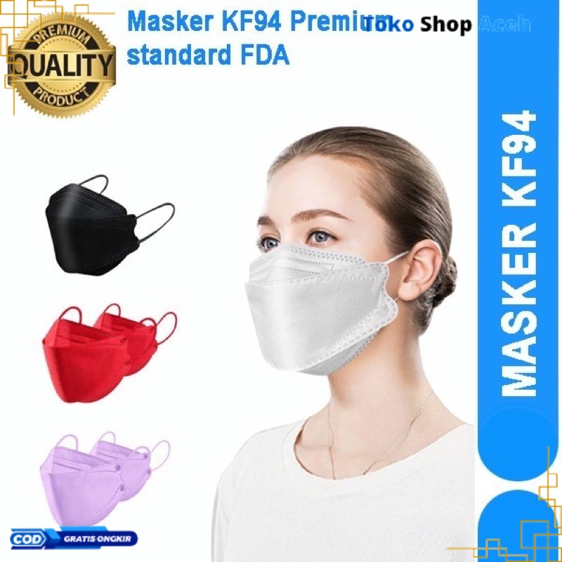 {S.A} KF94 MASKER 4PLY KOREA ISI 10pcs 1PACK