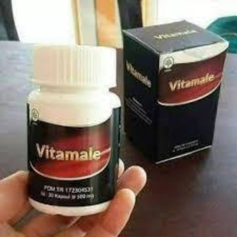 Bisa Bayar Di Tempat // COD Obat~Kapsul~Vitamale01 BOTOL Asli Original isi 30 kapsul Obat pembesar V