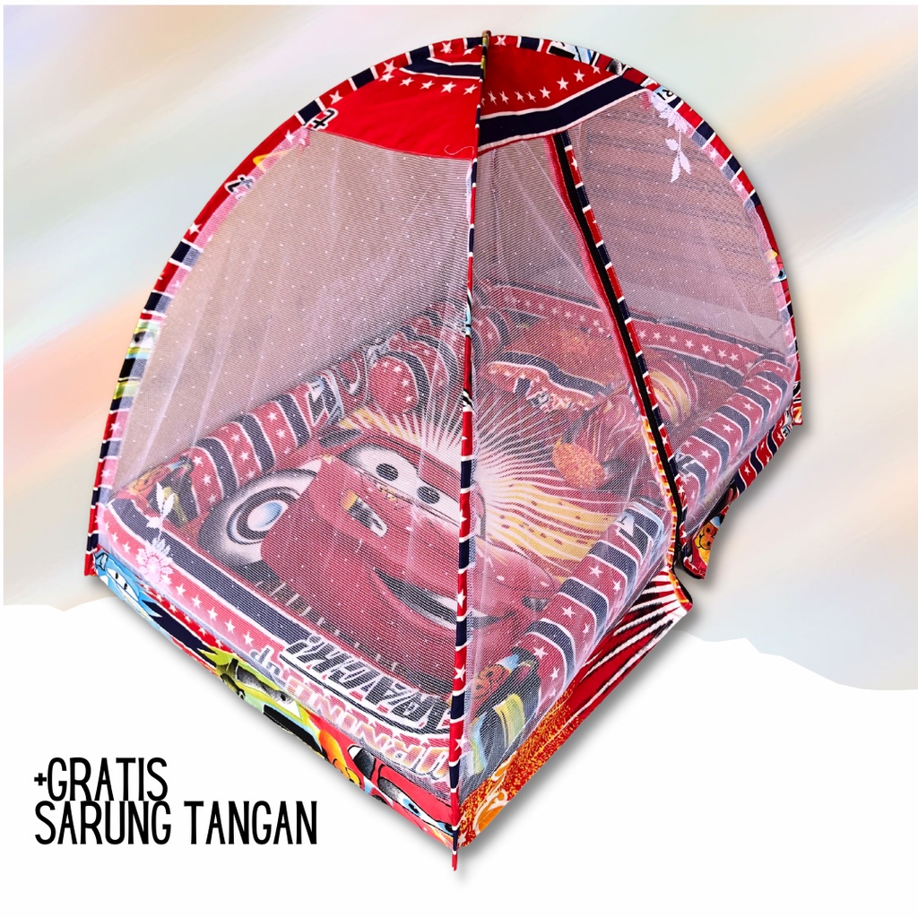 KIWI- Kasur Bayi Karakter Lucu Set Kelambu Bantal Guling Model Kolam Perahu Lengkap Kolem Matras Ten