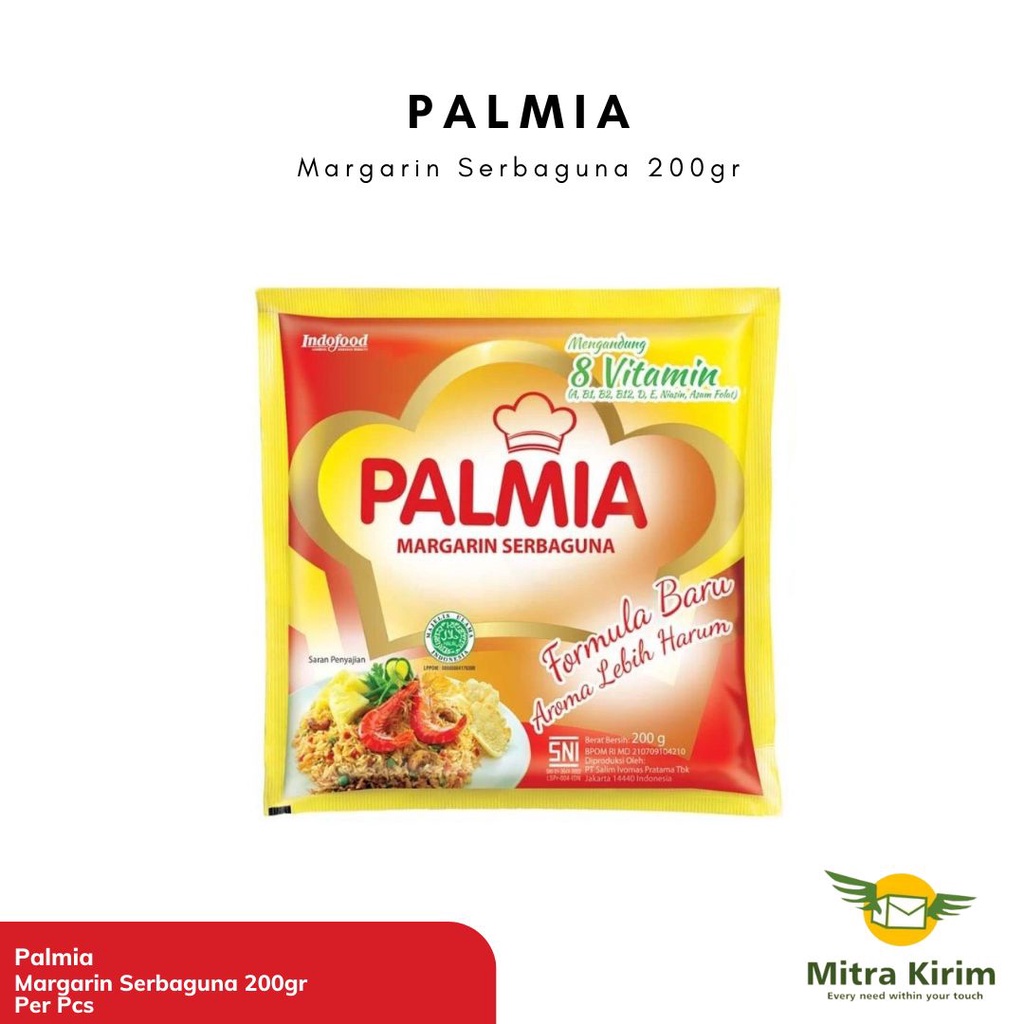 

Palmia Margarin Sachet 200gr