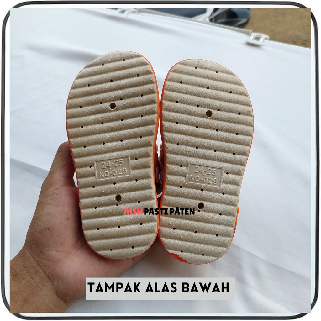 Sandal Anak Perempuan Import Motif LOL Size 24-29