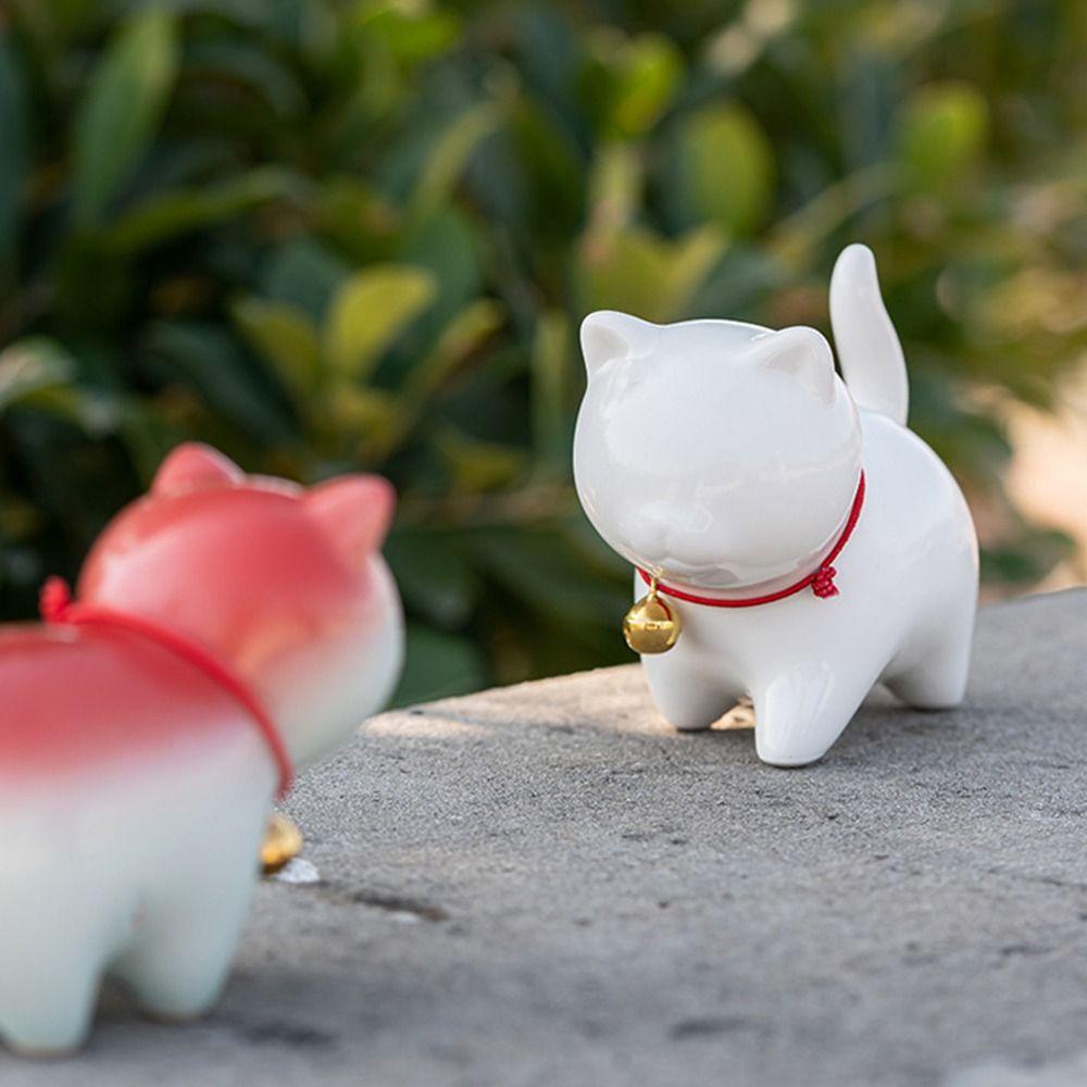 [Elegan] Patung Hewan Peliharaan Teh Mobil Rumah Tanah Liat Ungu Aksesoris Teh Hias Cina