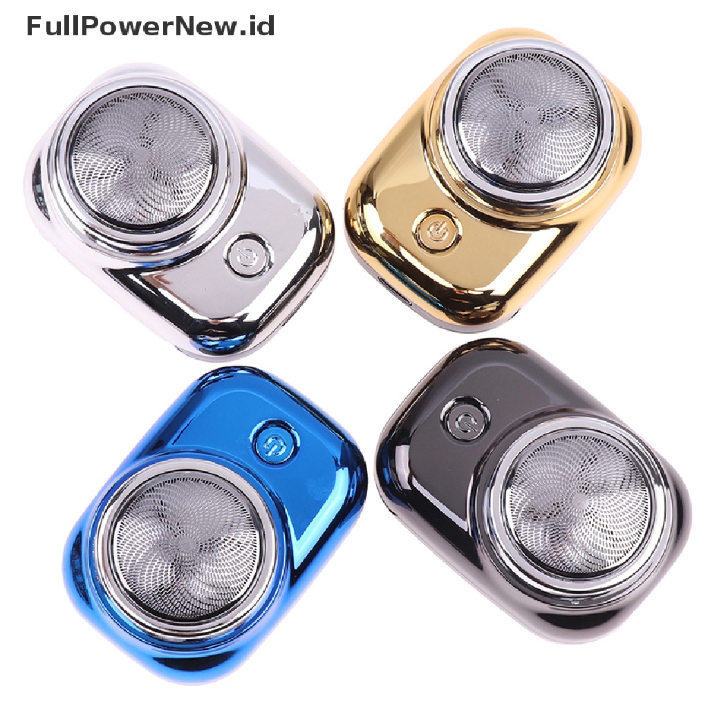 Power Alat Cukur Mini Portable Elektrik Cukur Untuk Pria USB Rechargeable Shaver Home Travel ID