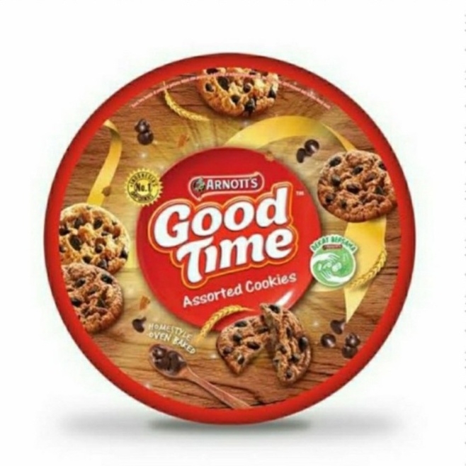 

Arnott Good Time Assorted Cookies Kaleng besar 277g 277 gr arnotts ORIGINAL