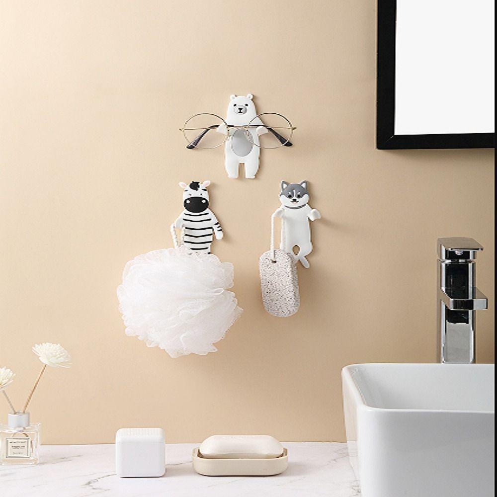 Populer 2Pcs Kait Perekat Diri Dekorasi Rumah Dinding Crochet Holder Kait Dapur Kait Kulkas