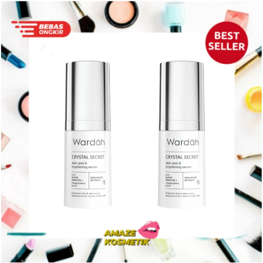 WARDAH Crystal Secret Dark Spot &amp; Brightening Serum 20ml - Amaze_Kosmetik