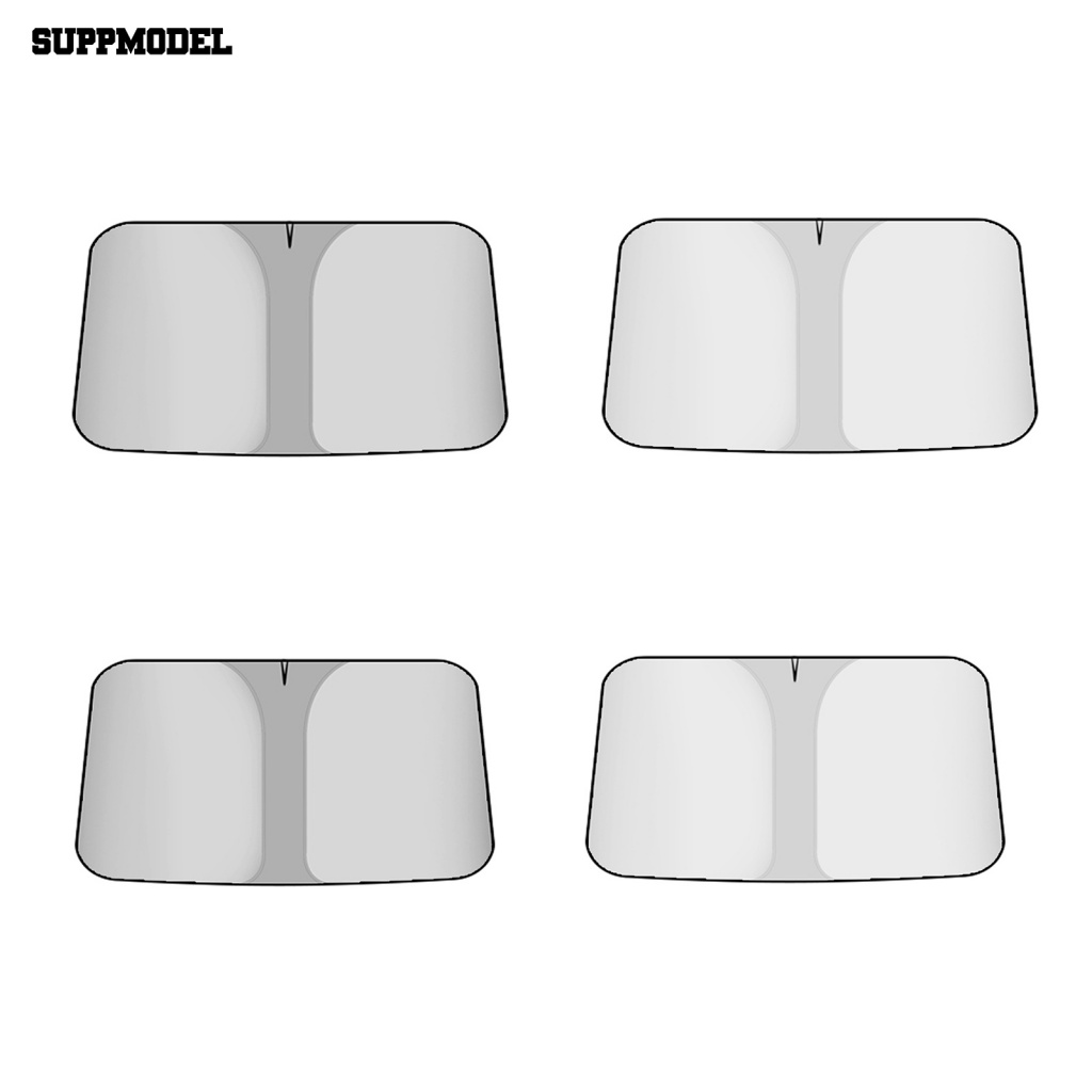 Suppmodel Reusable Windscreen Cover Aksesoris Mobil Windscreen Blocks Rays Sun Visor Light-proof