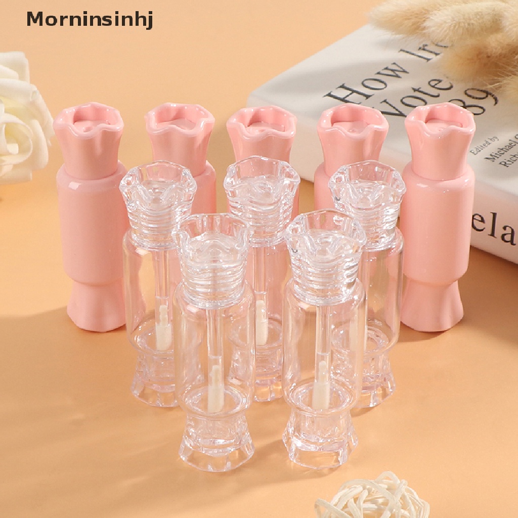 Mornin 5Pcs Menggemaskan Bentuk Permen Kosong Lip Gloss Tabung DIY Wadah Bibir Isi Ulang id