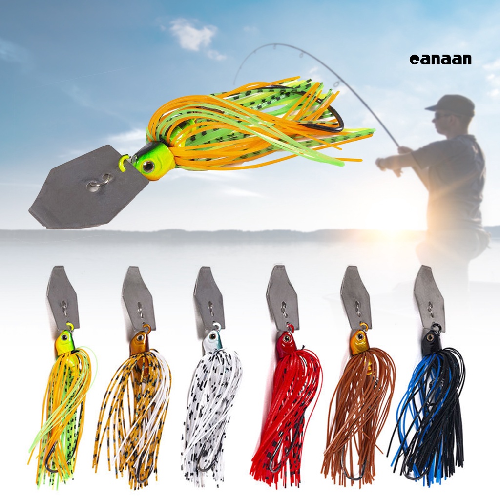 Cnn-6pcs 10cm 11g Umpan Pancing Multicolor Berputar Logam Payet Jenggot Umpan Simulasi Anti-Gantung Untuk Angling