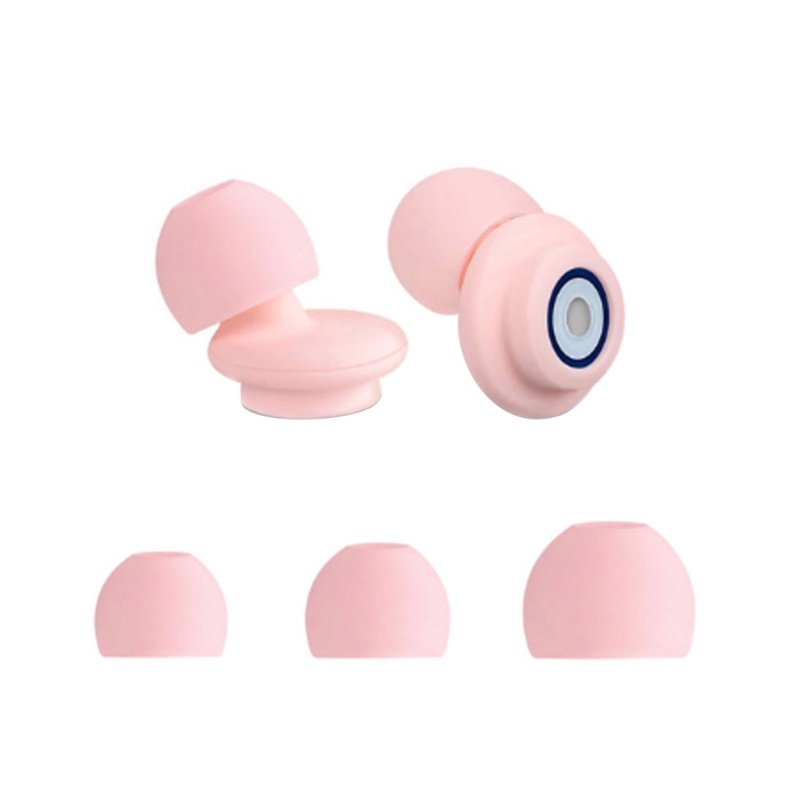 Cre 1pasang noise Reduction Silicone Eartip Physical Earplugs Anti-noise Hear Protect Ear Plugs Untuk Tidur Di Ease Working