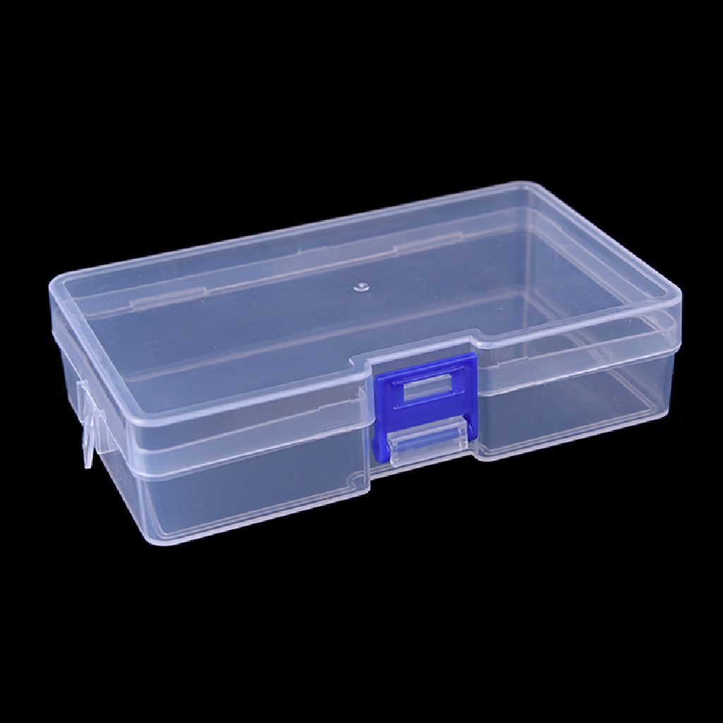 Rsid Span-new 1pc Transparan Pemikat Pancing tackle hook Kotak Penyimpanan Plastik container case Jelly