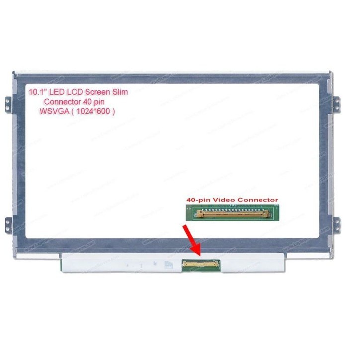 LAYAR LED LENOVO E10-30 S10-3 S10-3S S100 S110 (10.1 SLIM) -HRCB