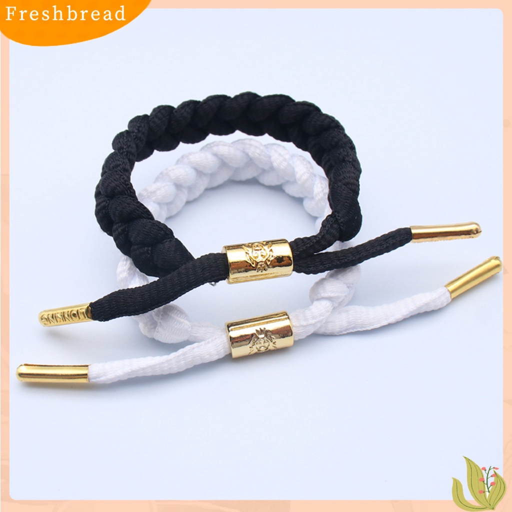 &lt; Freshbread &gt; Adjustable Handmade Anyaman Hologram Reflektif Gelang Dikepang Gelang Aksesoris Fashion