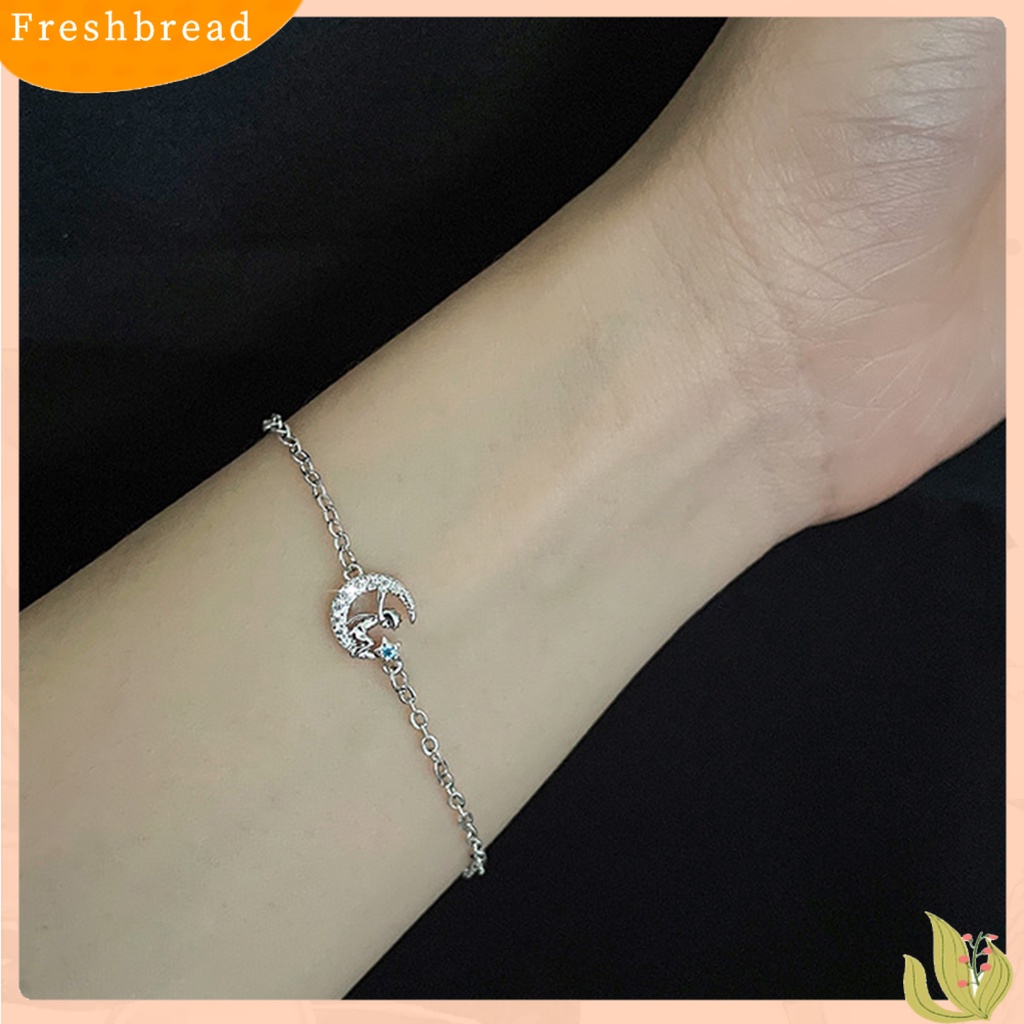 &lt; Freshbread &gt; Gelang Rantai Wanita Bergaya Sederhana Berdandan Elegan Wanita Adjustable Gelang Pangeran Kecil Untuk Pacaran