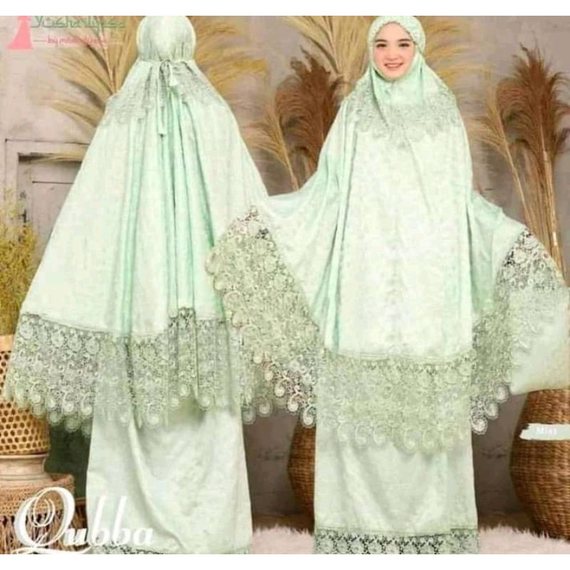 [New Arrival] Mukenah Lebaran Mukena Sutra Paris Prada Premium Renda Keong Ori Warna Mukena Jumbo Fr