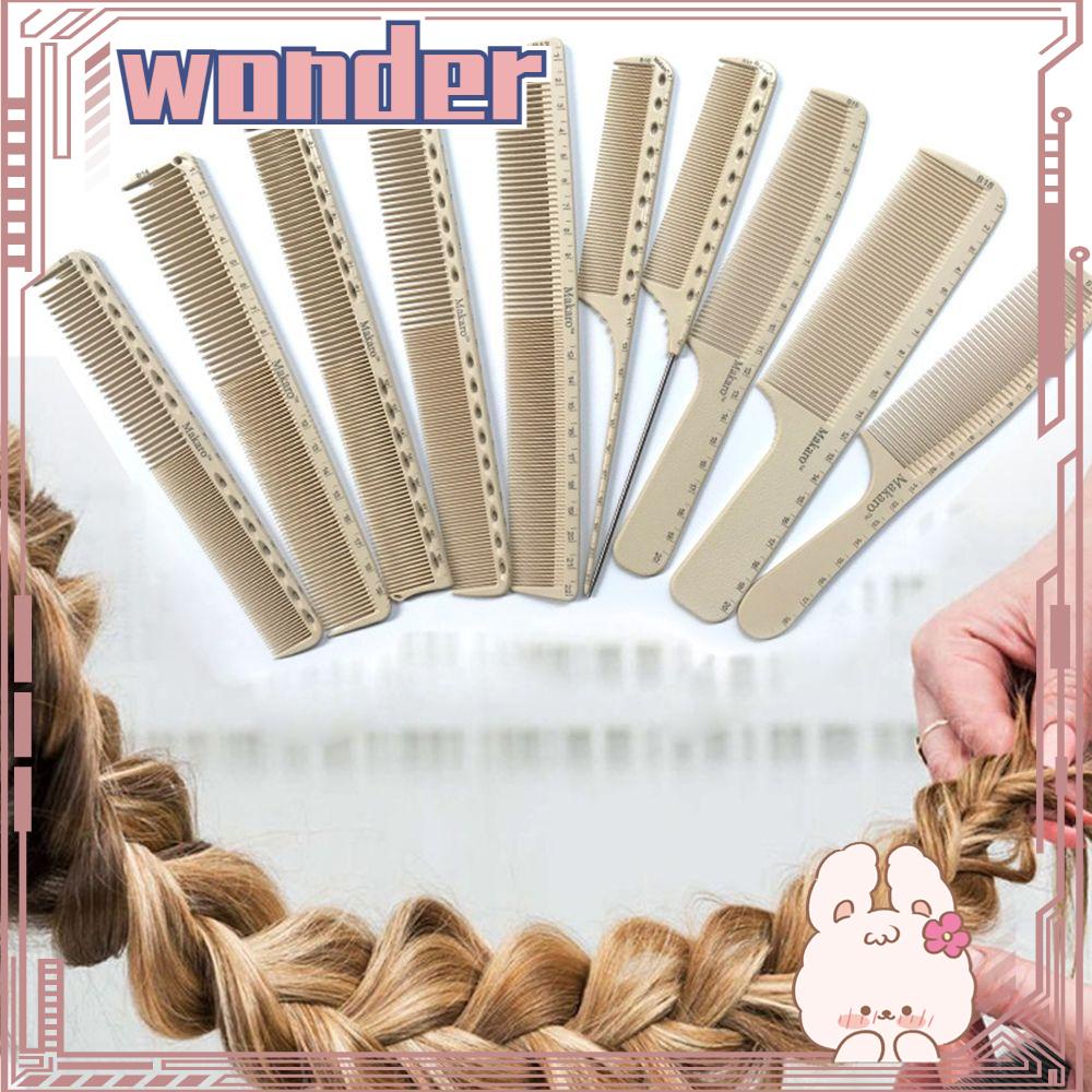 Wonder Barber Comb Sisir Penggaris Salon Panas Hairdressing Laser