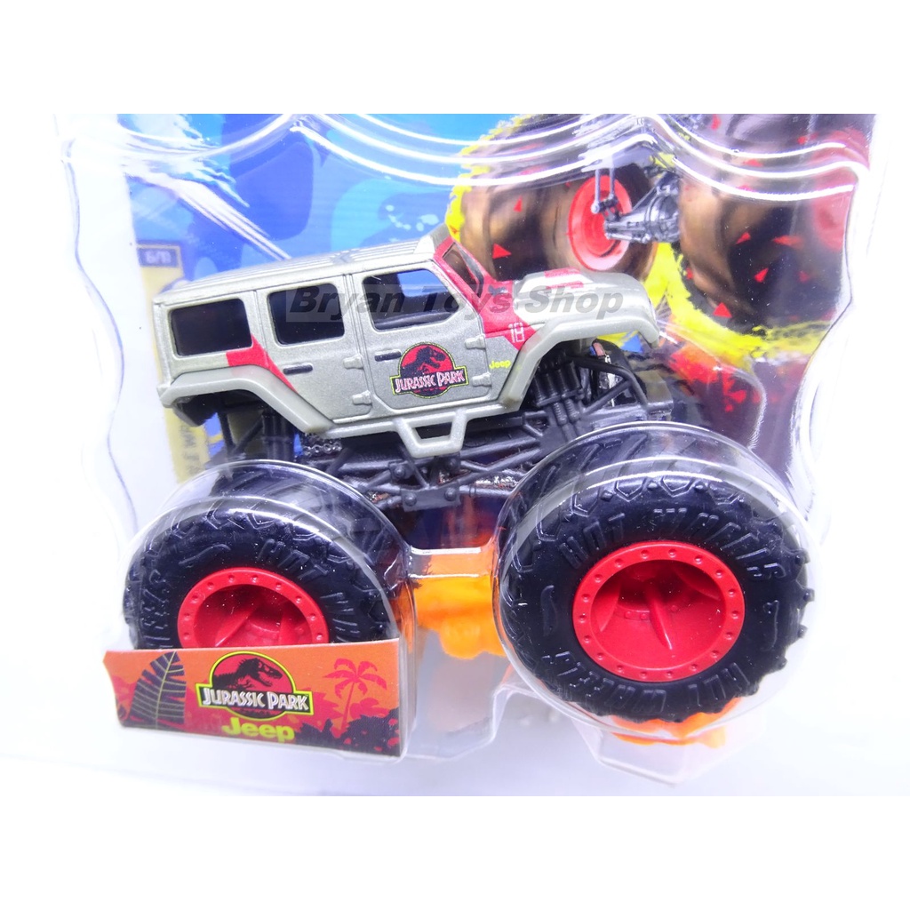 Hot Wheels Monster Trucks Jurassic Park Jeep