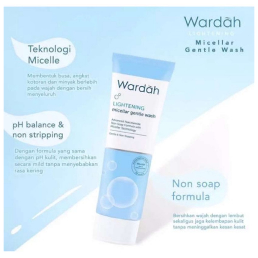 WARDAH Lightening Micellar Gentle Wash - Amaze_Kosmetik