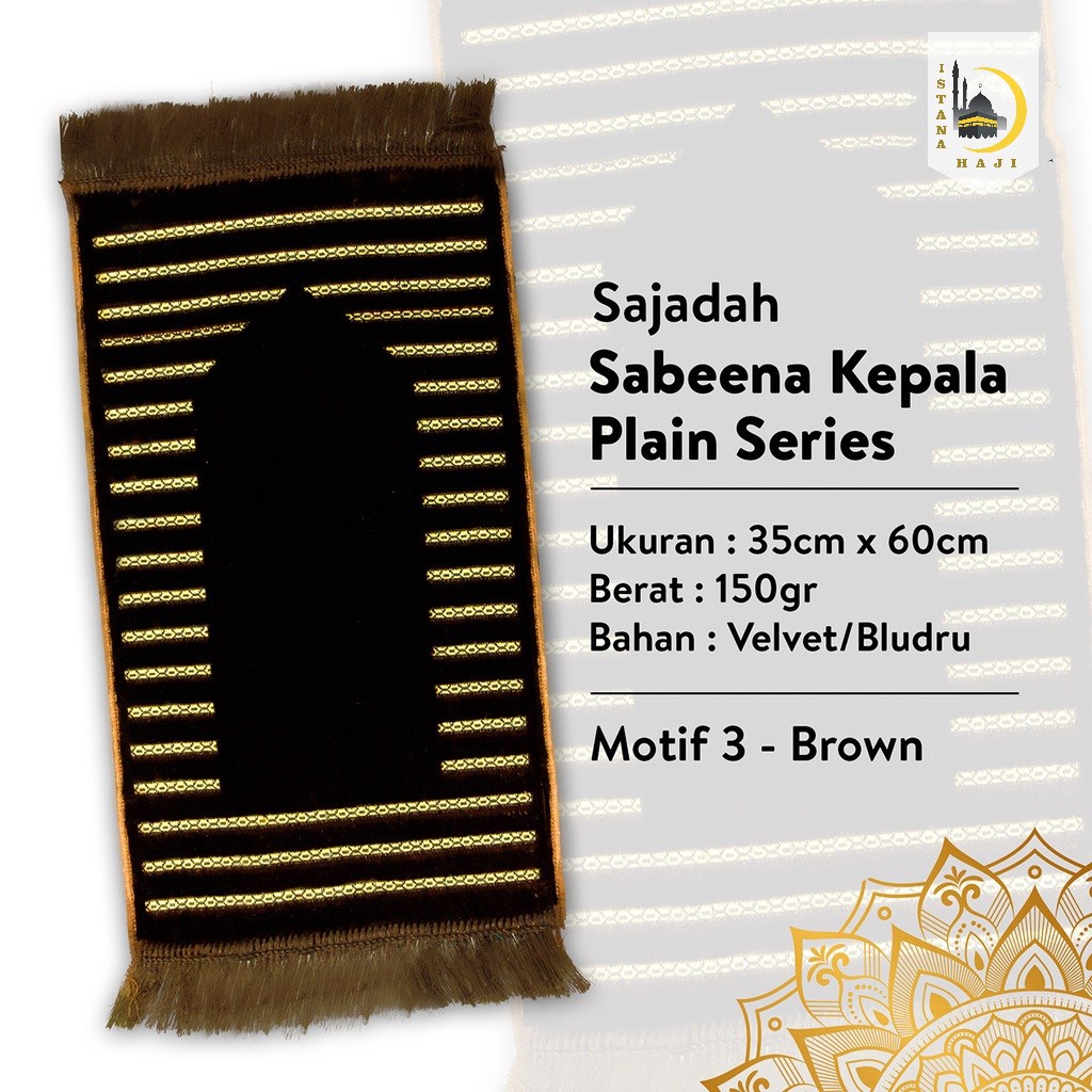 sajadah anak polos sajadah muka 35x60 cm