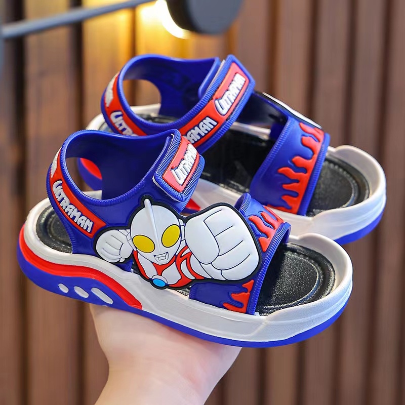 Sandal Kids ULTRAMAN Anak Laki-Laki Impor / Sepatu Sandal Gunung Anak Import 2-10 Tahun