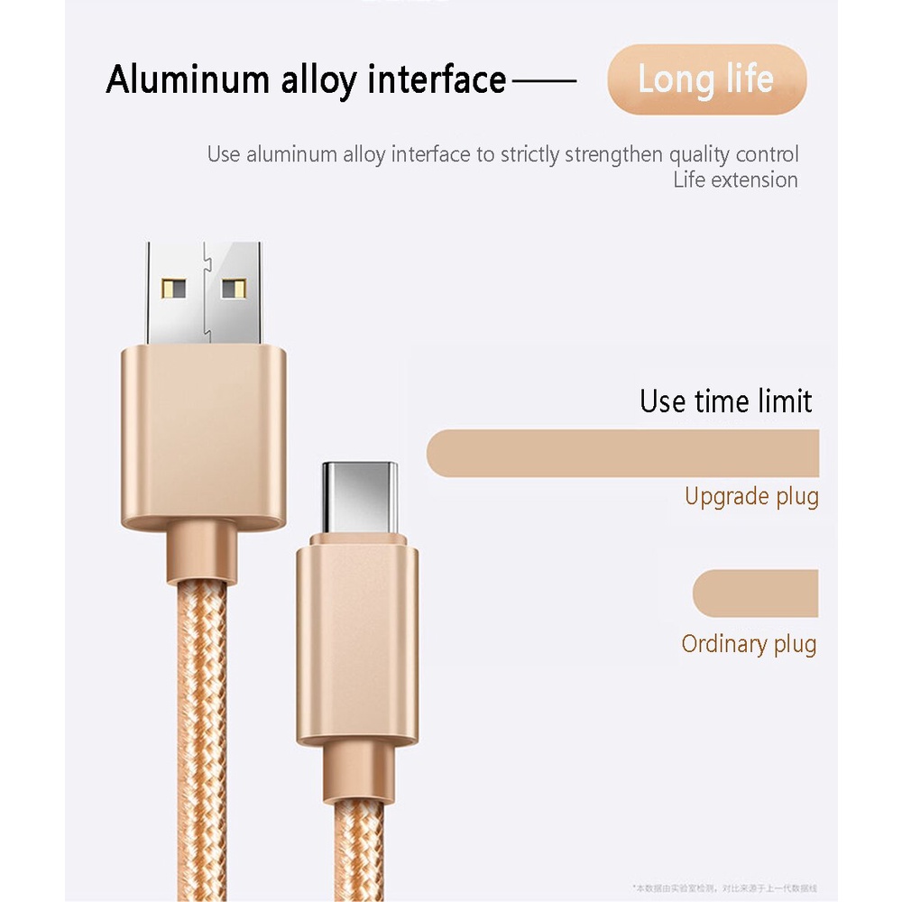 3a Kabel Fast Charging USB Type-c Android iPhone Cable Type-c Data Android Untuk iPhone Android Kabel Data Type-c