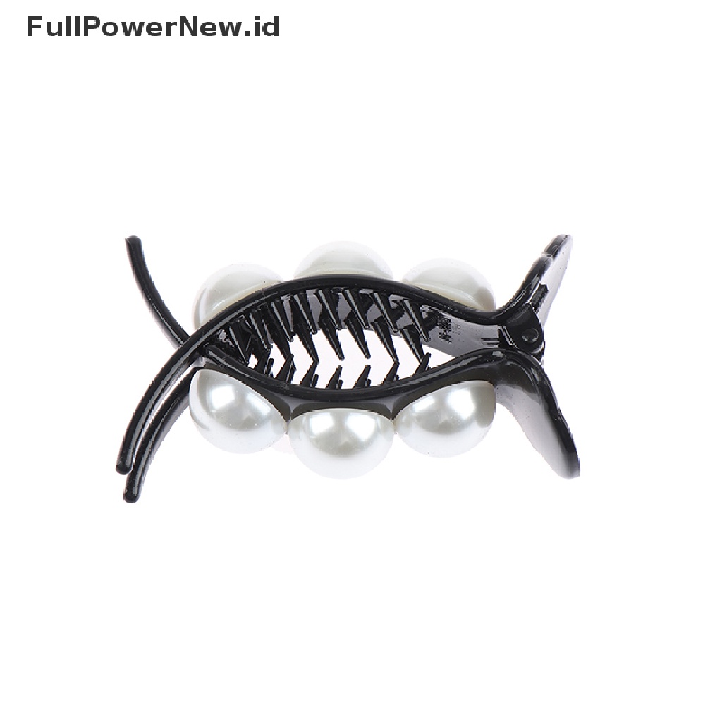 Power 1X Rain Hair Claw Clips Kepiting Besar Ponytail Sanggul Jepit Rambut Hairpin Hiasan Kepala ID