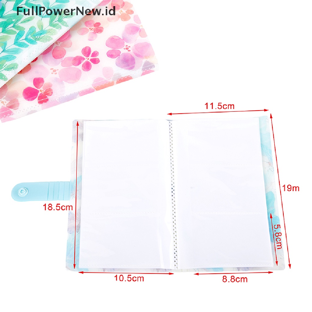 Power 120slot Stiker Kuku Album Buku Penyimpanan Kosong Collecg Water Decal ID