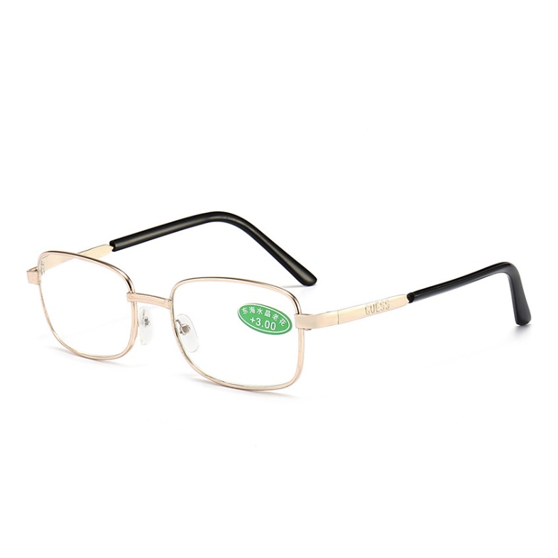 Kacamata Baca Pria Wanita Stainless Steel Lensa Plus Anti Radiasi +1.00 s/d + 4.00 Kacamata Pria Wanita Reading Glasses 887