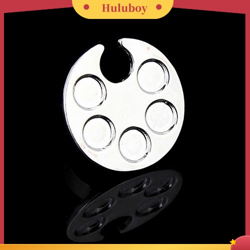 {In Stock} Palet Cincin Nail Art Free Hand Manicure Finger Palette Palet Pencampuran Makeup Kuku