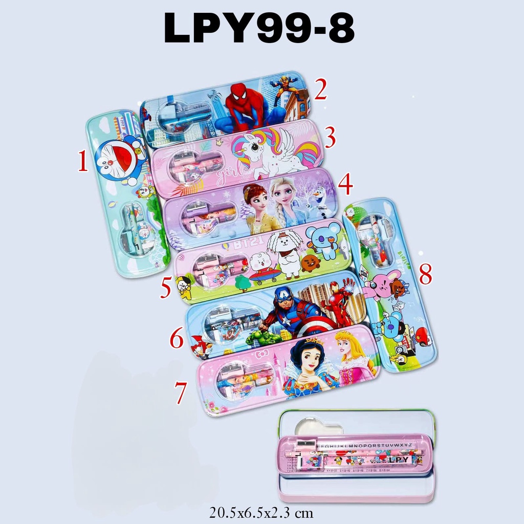 

SOS Kotak Pensil Kaleng 2 Susun Set 6.5x20/Tempat Pensil/Pencil Case/Tepak